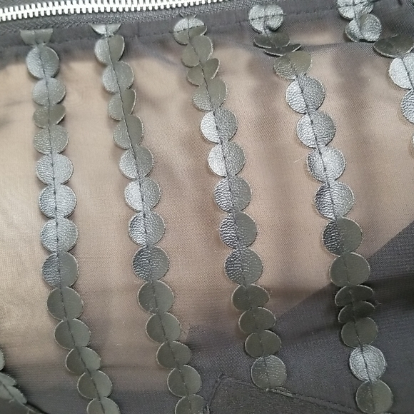 Melanie Lyne faux Leather trim jacket - Picture 4 of 11